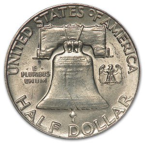 1955 Franklin Half Dollar AU
