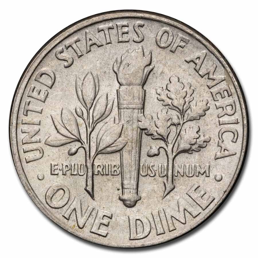 1947 Roosevelt Dime AU
