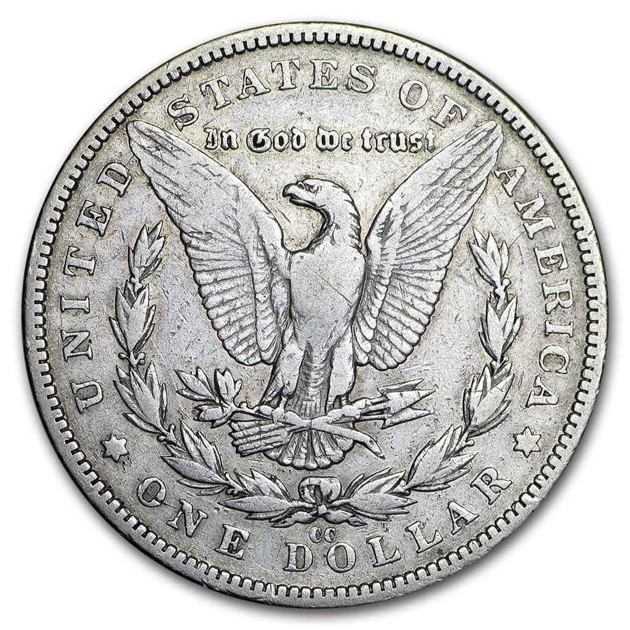 1889-CC Morgan Dollar VG Details (Cleaned)