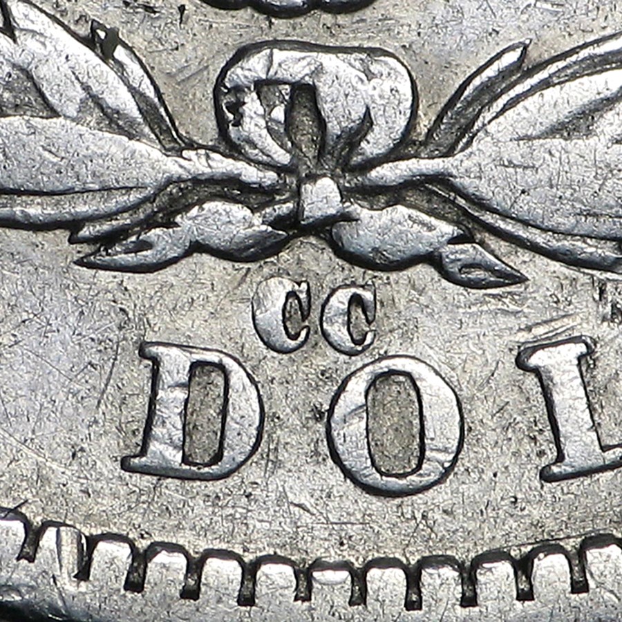 1889-CC Morgan Dollar VG Details (Cleaned)