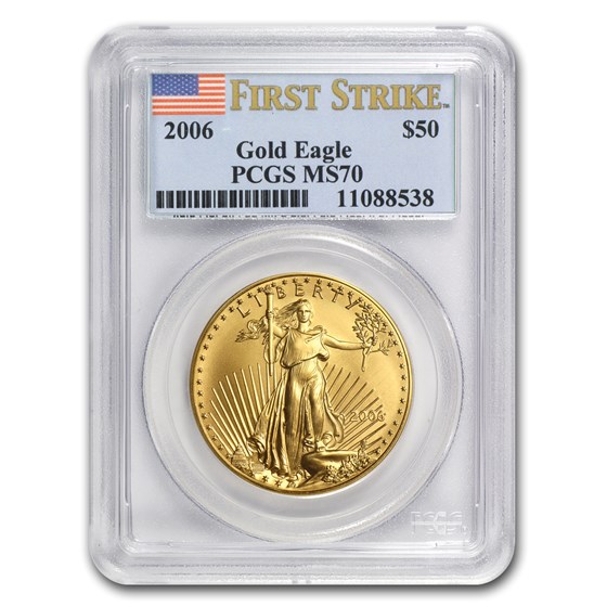 2006 4-Coin American Gold Eagle Set MS-70 PCGS (FS)