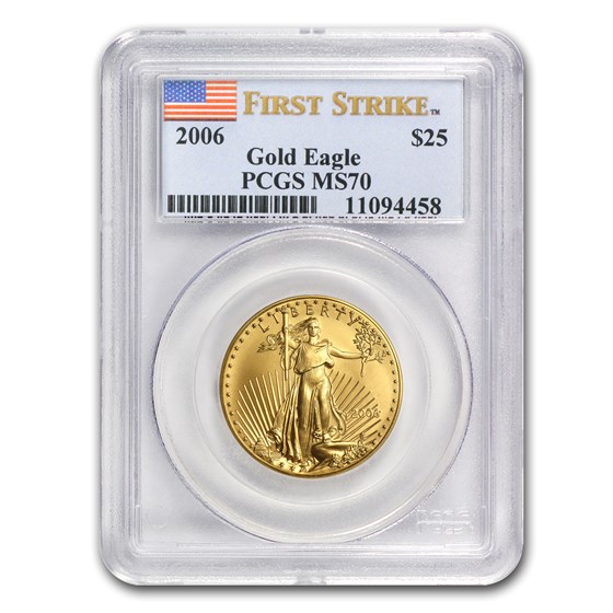 2006 4-Coin American Gold Eagle Set MS-70 PCGS (FS)