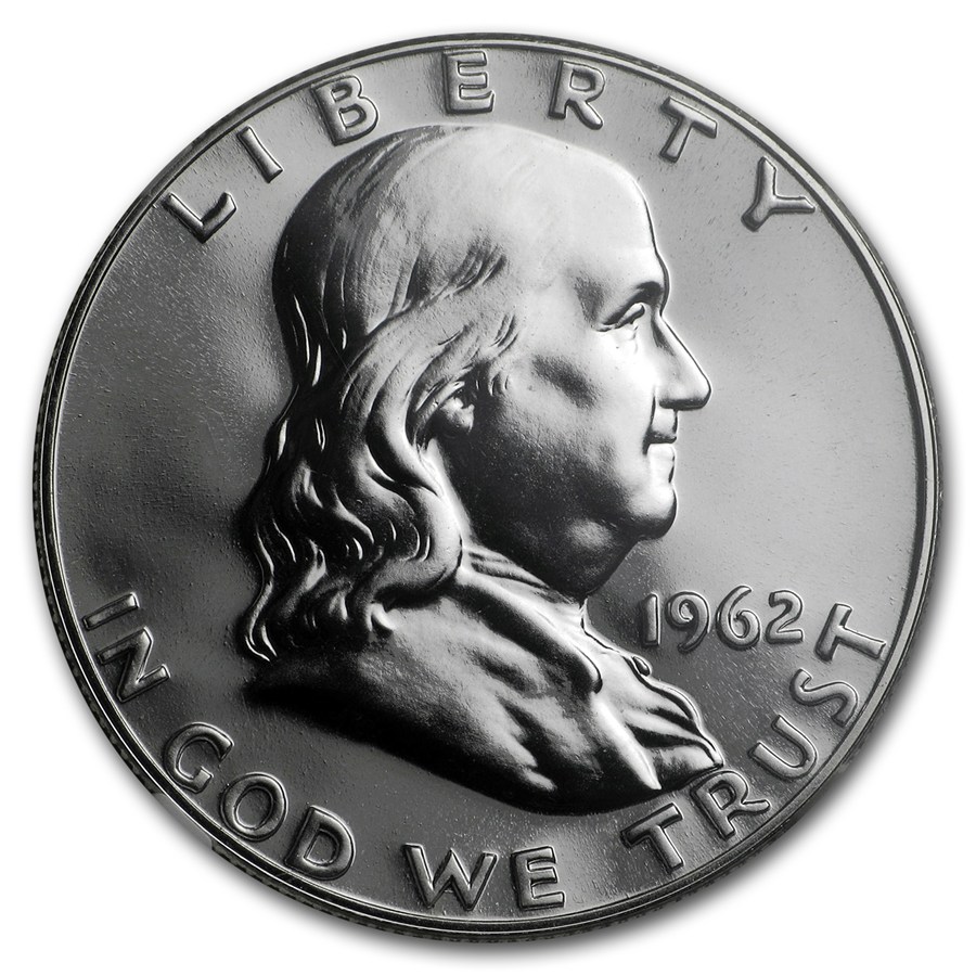 1962 Franklin Half Dollar PF-67 NGC
