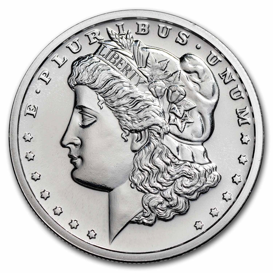 1 oz Silver Round - Morgan Dollar Design 1 oz Silver Round - Morgan Dollar Design
