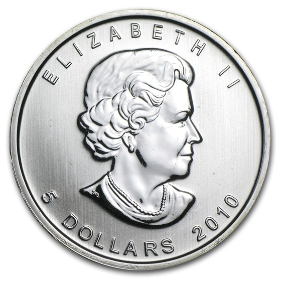 2010 Canada 1 oz Silver Maple Leaf BU