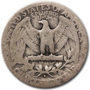 1932-D Washington Quarter AG