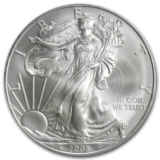 2008 American Silver Eagle MS-70 PCGS