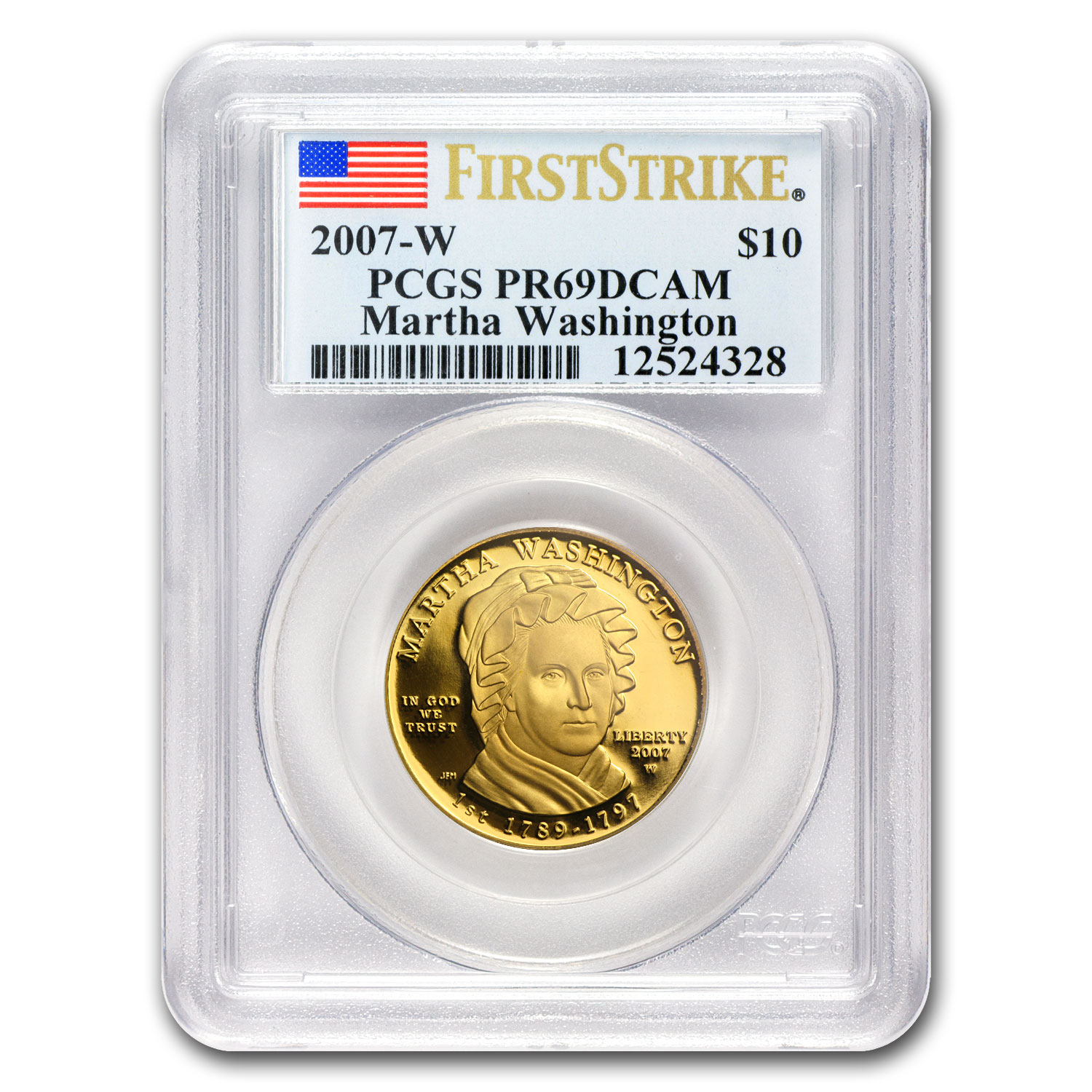 1/2 oz Gold First Spouse Coins PR-69 PCGS (Random Year) 1/2 oz Gold First Spouse Coins PR-69 PCGS (Random Year)