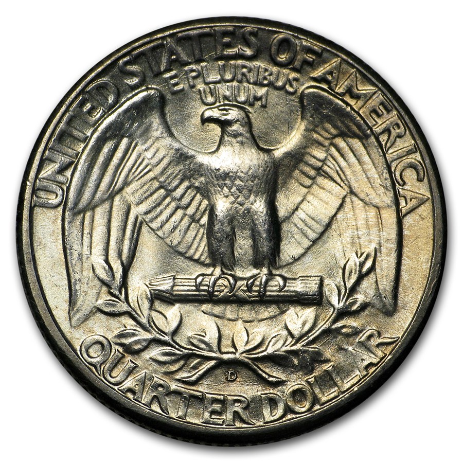1943-D Washington Quarter BU