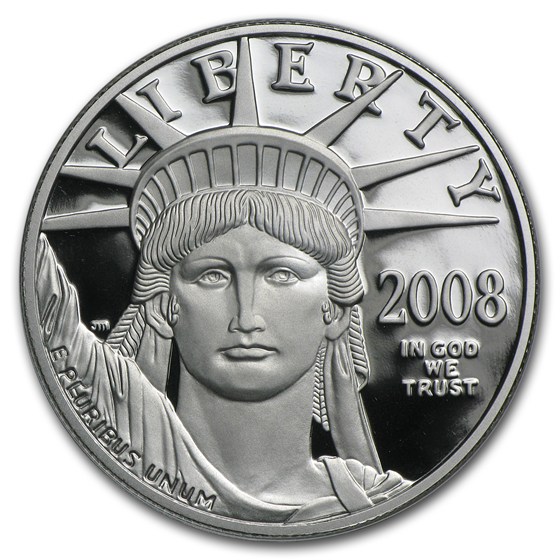 2008-W 1 oz Proof American Platinum Eagle (w/Box &amp; COA)