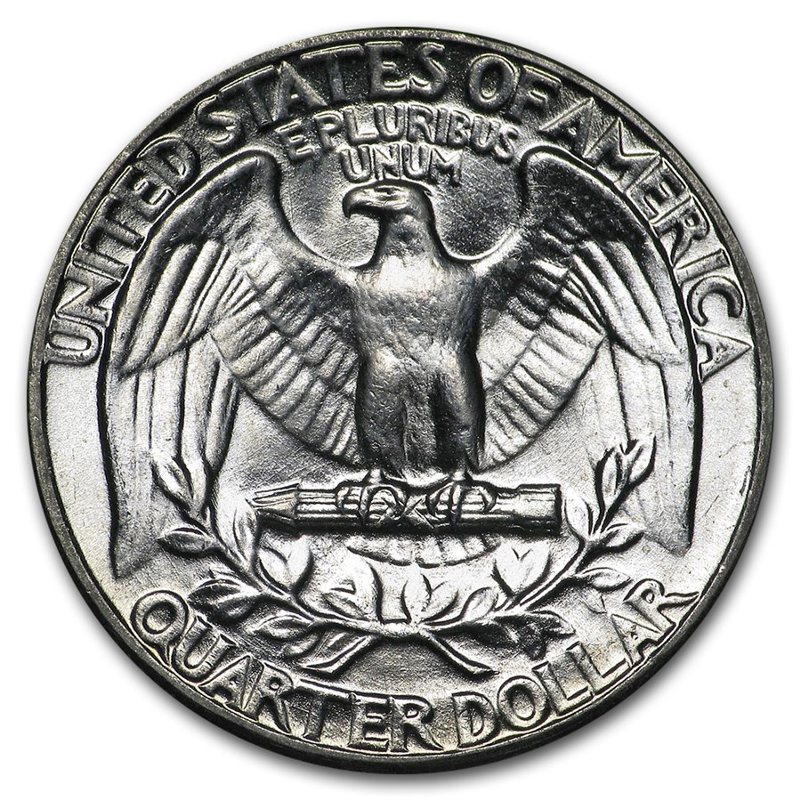 1958 Washington Quarter BU