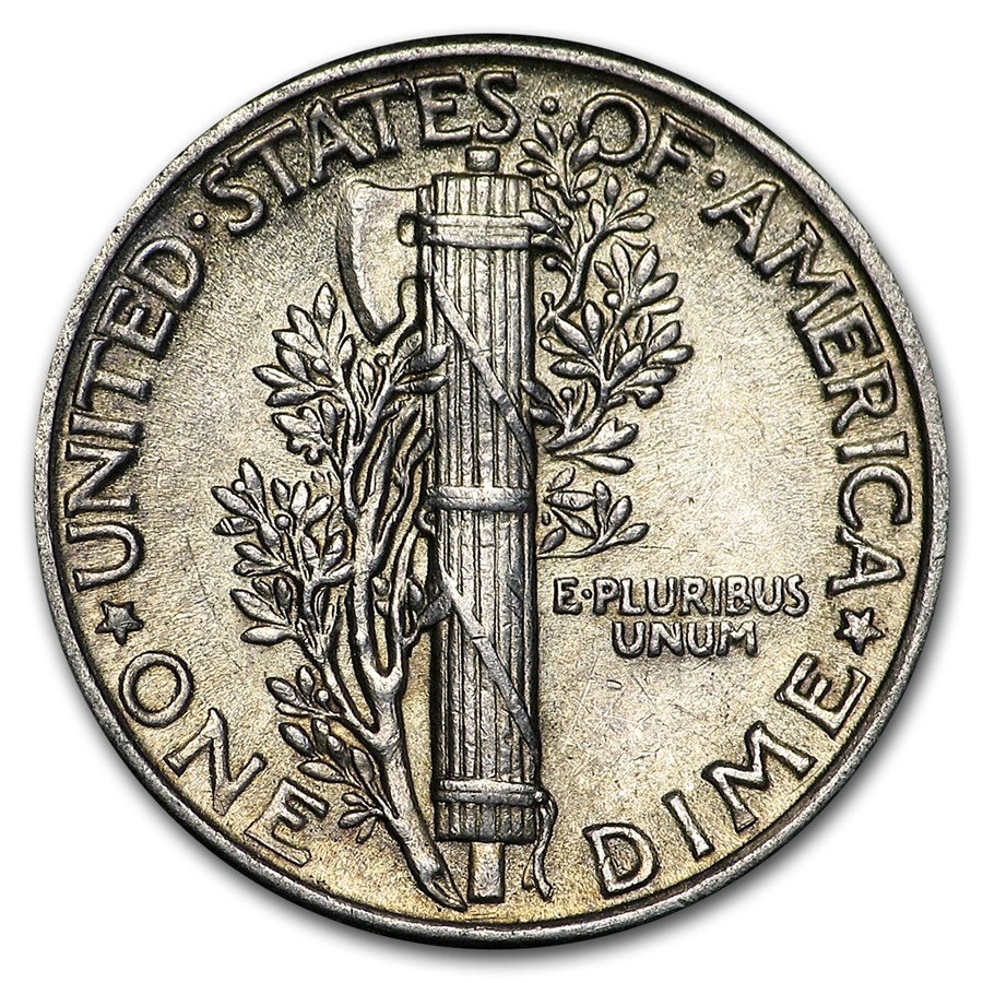 1934 Mercury Dime AU