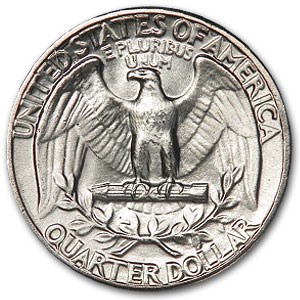 1962 Washington Quarter BU