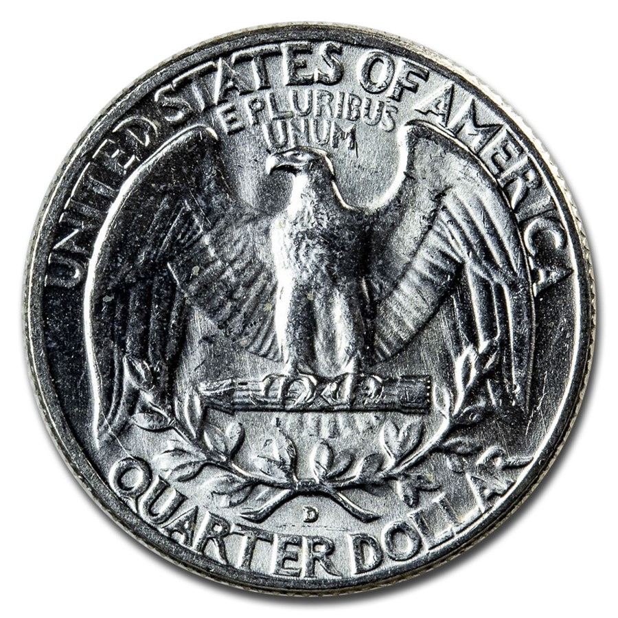1964-D Washington Quarter BU