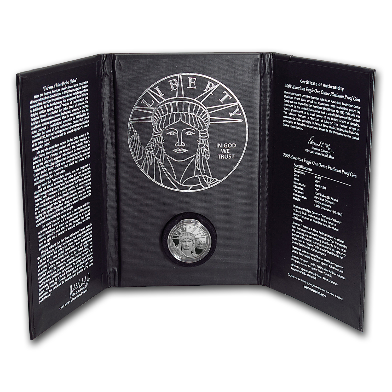 2009-W 1 oz Proof American Platinum Eagle (w/Box & COA)