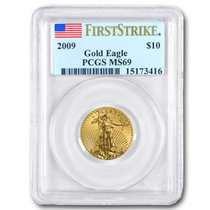 2009 1/4 oz American Gold Eagle MS-69 PCGS (FS)