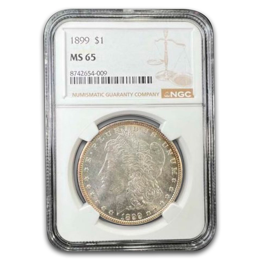 1899 Morgan Dollar MS-65 NGC