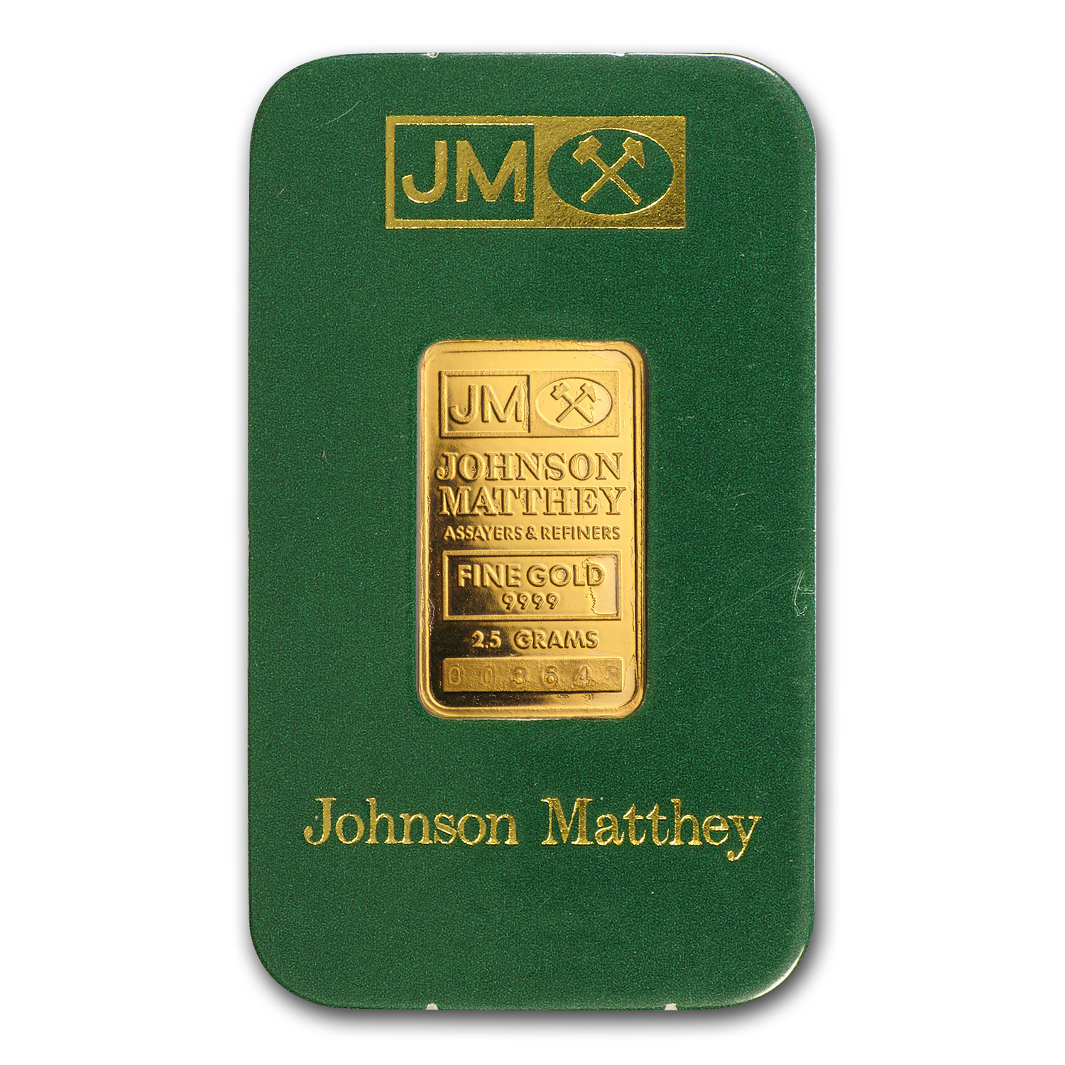 2.5 gram Gold Bar - Johnson Matthey