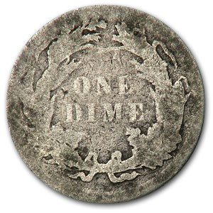1882 Liberty Seated Dime Good