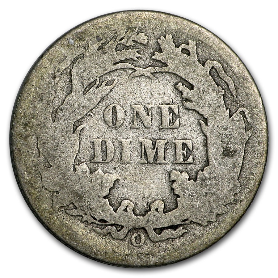 1891-O Liberty Seated Dime Good
