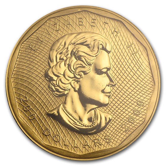 2009 Canada 1 oz Gold Maple Leaf .99999 BU (w/Assay Card)