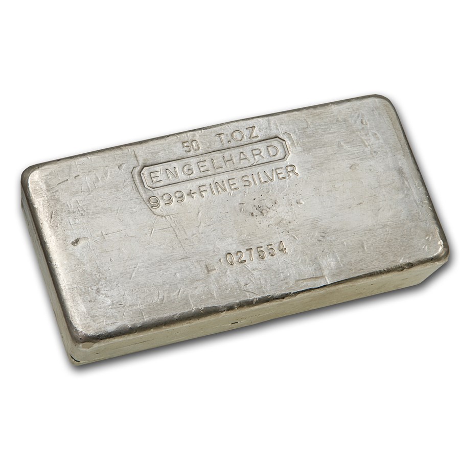 50 oz Silver Bar - Engelhard