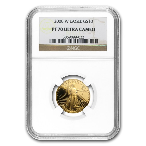 2000-W 4-Coin Proof American Gold Eagle Set PF-70 NGC