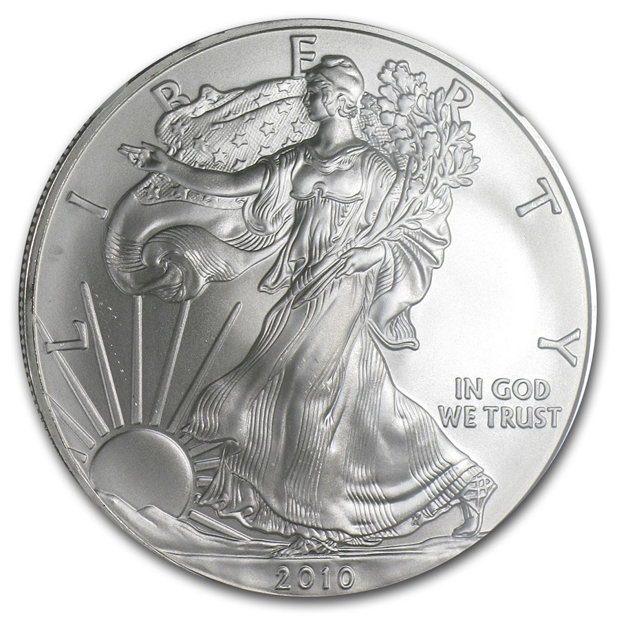 2010 American Silver Eagle MS-69 NGC