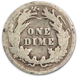 1898 Barber Dime Good/VG