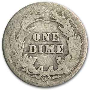 1905-O Barber Dime Good
