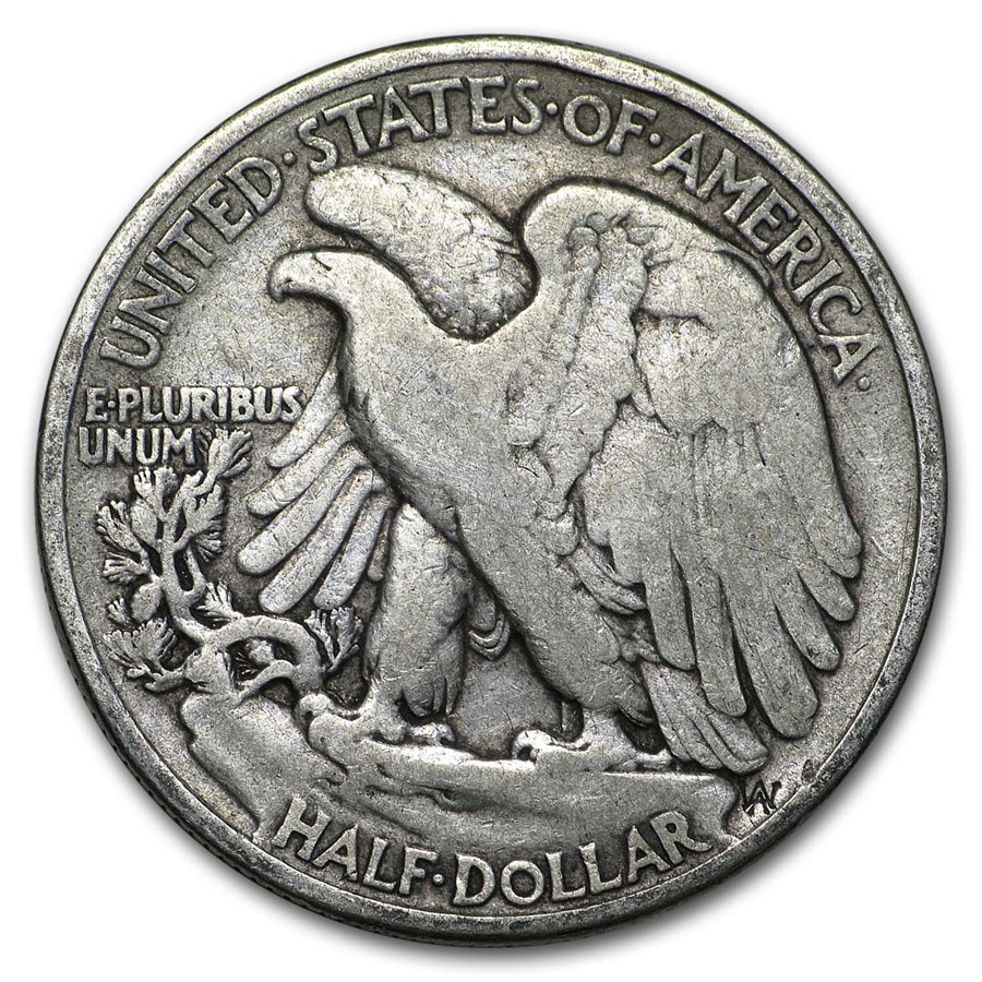 90% Silver Walking Liberty Half-Dollars $500 Face Value Bag