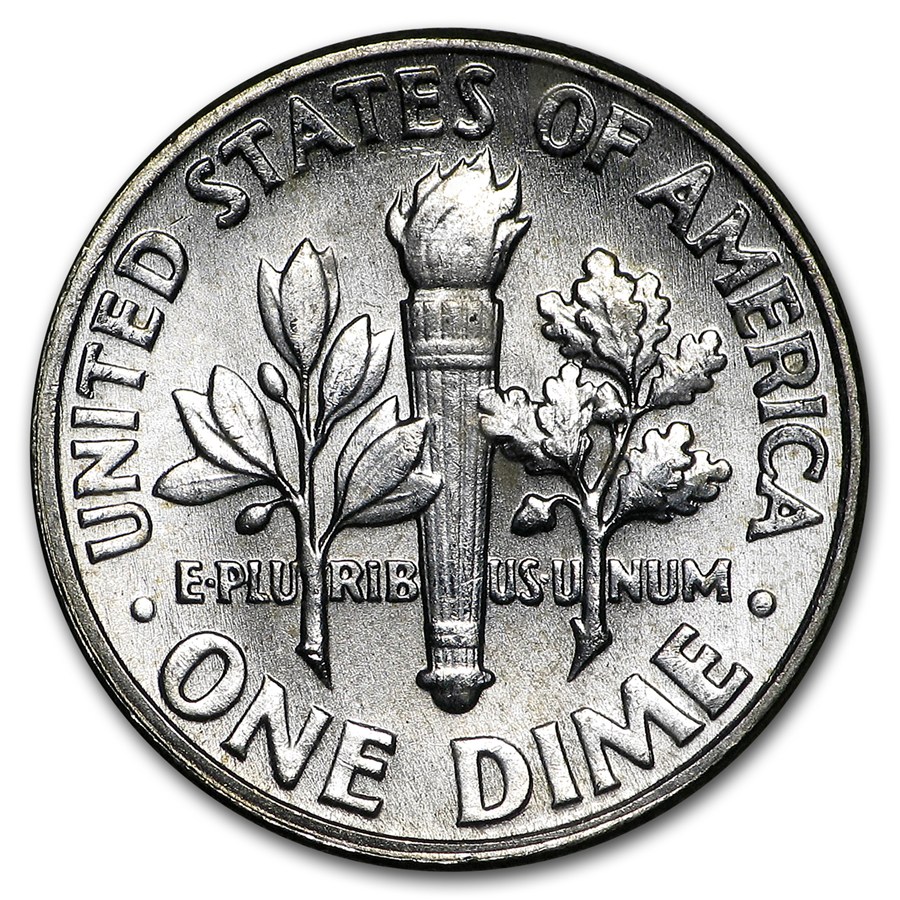 90% Silver Roosevelt Dimes $100 Face Value Bag BU