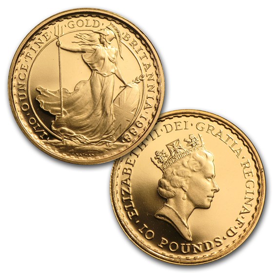 1988 2-Coin Gold Britannia Proof Set