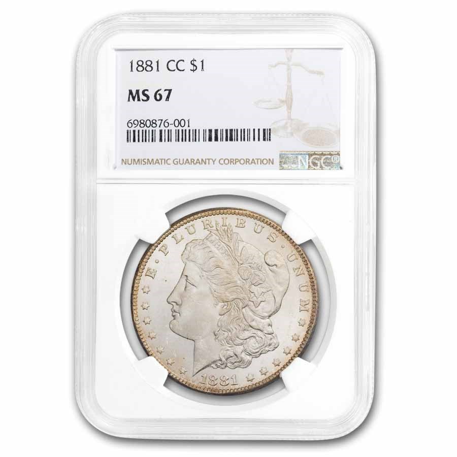 1881-CC Morgan Dollar MS-67 NGC