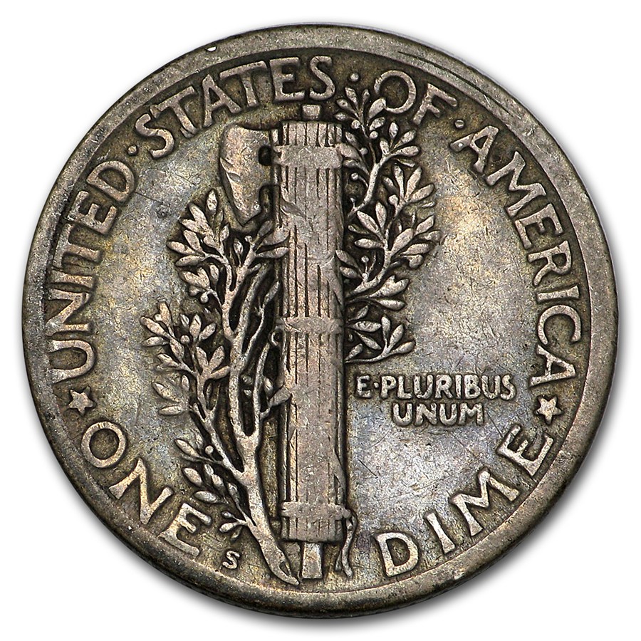 1919-S Mercury Dime VF