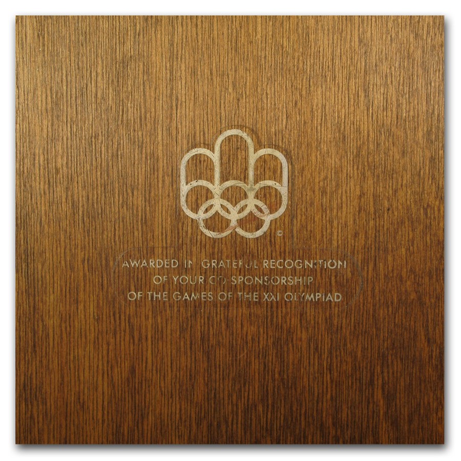 1976 Canada 28-Coin Silver Olympics Set BU