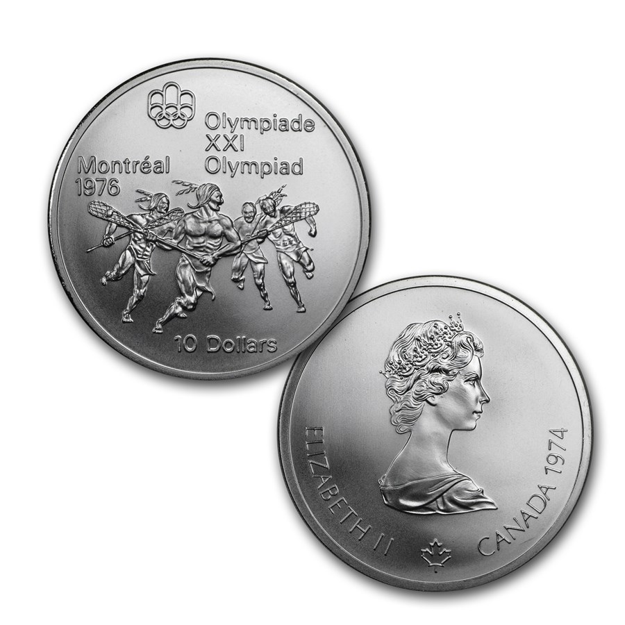 1976 Canada 28-Coin Silver Olympics Set BU