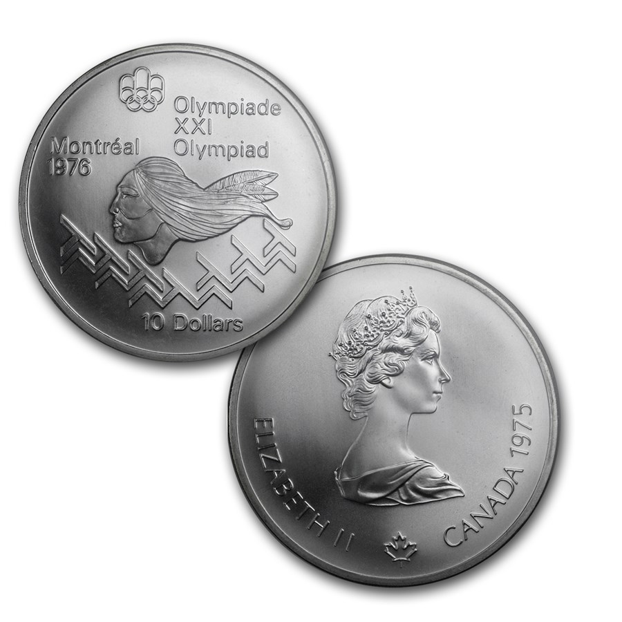 1976 Canada 28-Coin Silver Olympics Set BU