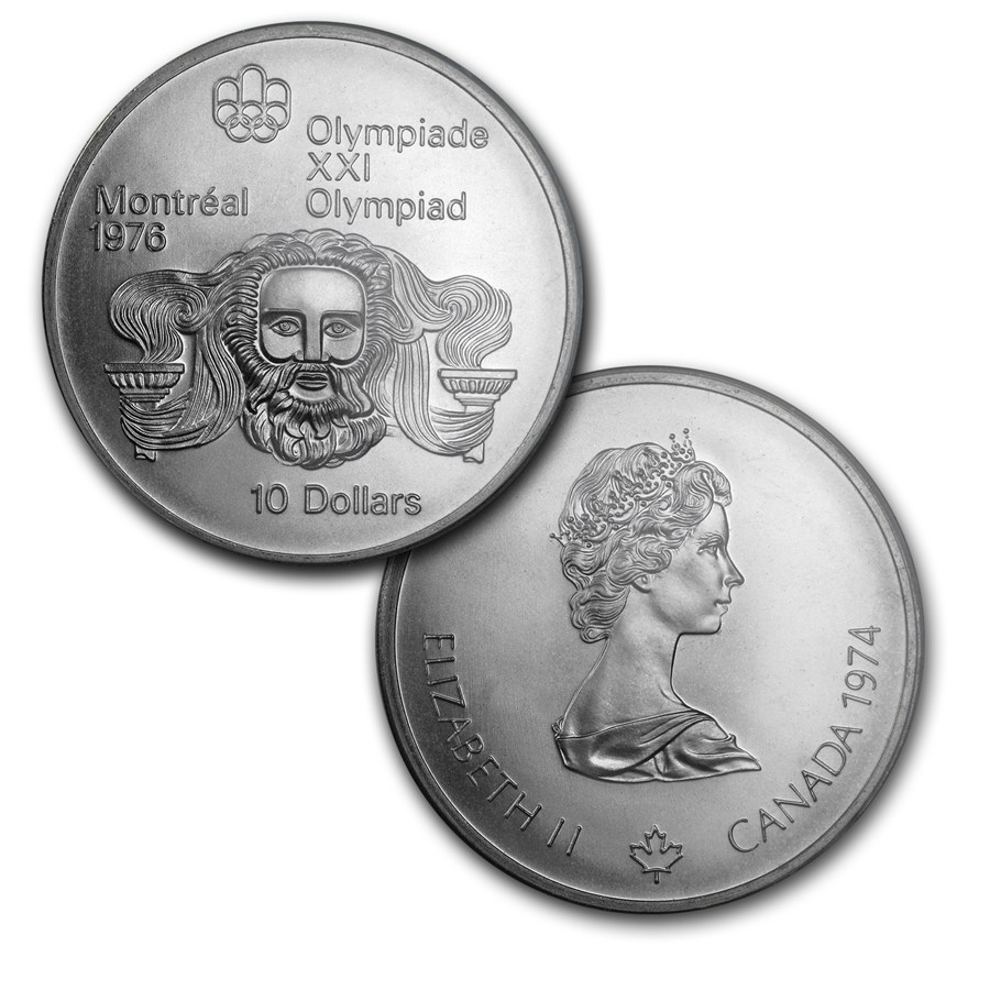 1976 Canada 28-Coin Silver Olympics Set BU