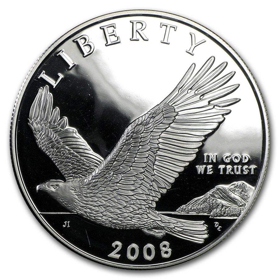 2008-P Bald Eagle $1 Silver Commem Proof (Capsule Only)