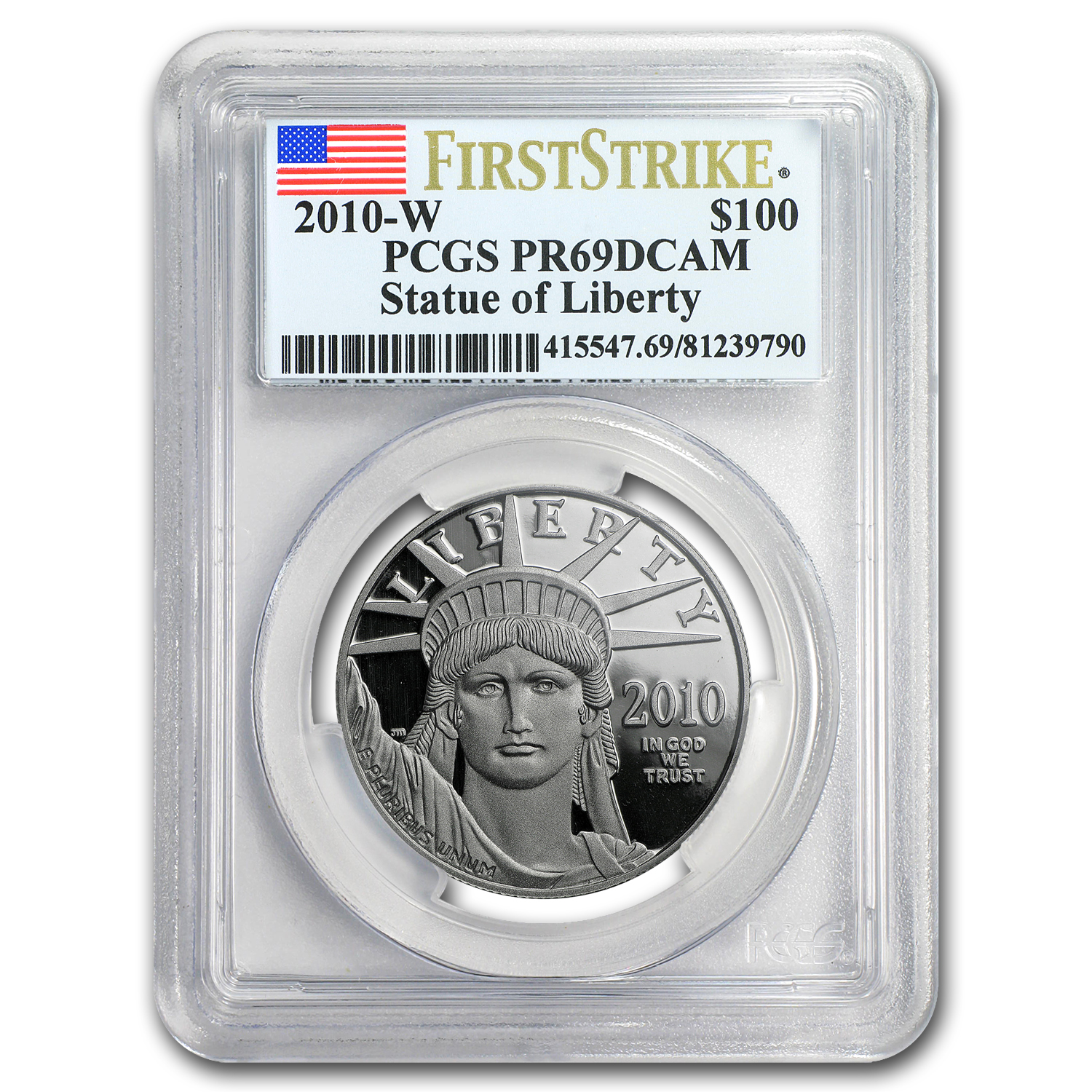 2010-W 1 oz Proof American Platinum Eagle PR-69 PCGS (FS)