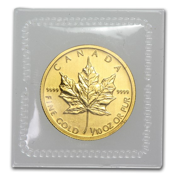 2011 Canada 1/10 oz Gold Maple Leaf BU