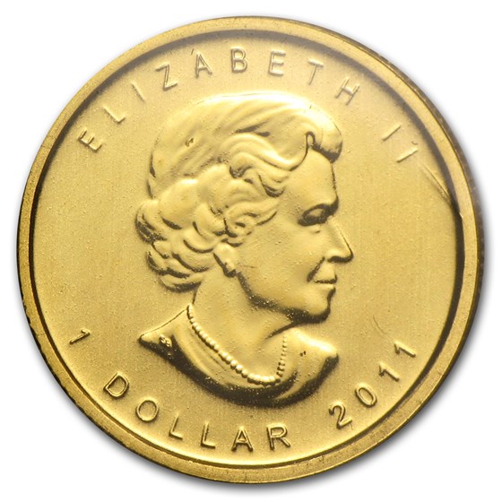 2011 Canada 1/20 oz Gold Maple Leaf BU