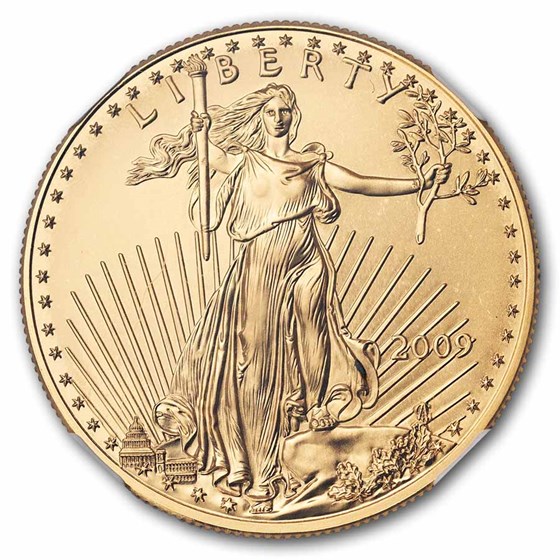 2009 1 oz American Gold Eagle MS-70 NGC (Early Releases)
