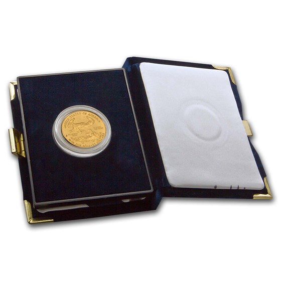 1/2 oz Proof American Gold Eagle (Random Year, w/Box &amp; COA)