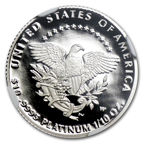 2005-W 1/10 oz Proof American Platinum Eagle PF-70 UCAM NGC