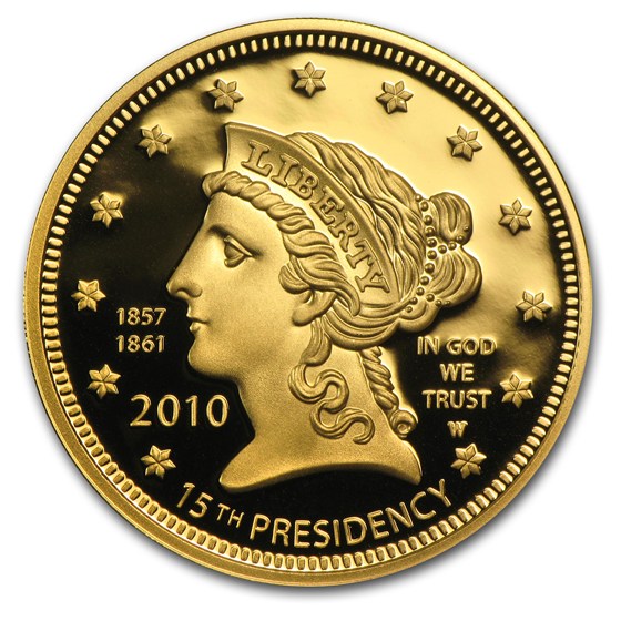 2010-W 1/2 oz Proof Gold Buchanan's Liberty (w/Box &amp; COA)