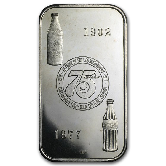 1 oz Silver Bar - Coca Cola (Birmingham, AL)
