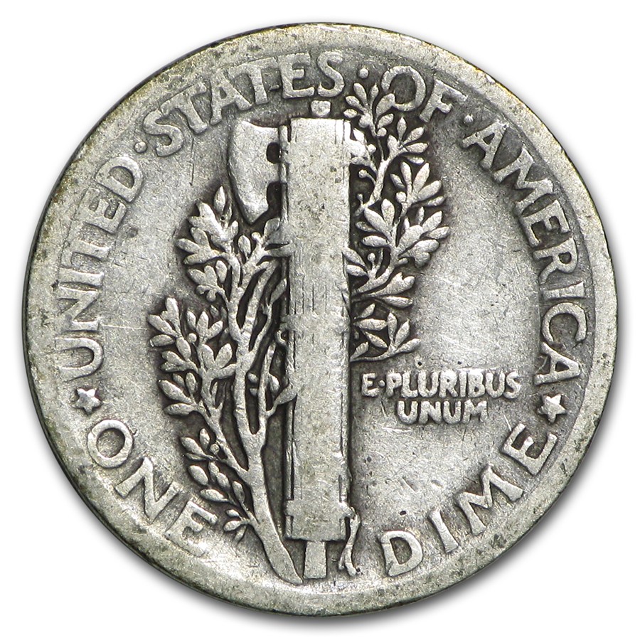 90% Silver Mercury Dime $500 Face Value Bag