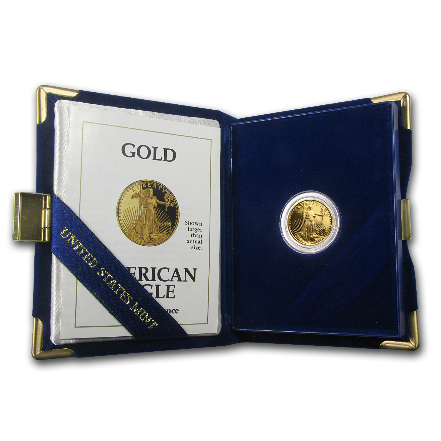 1992-P 1/10 oz Proof American Gold Eagle (w/Box &amp; COA)